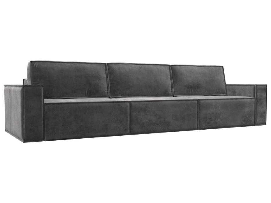 Диваны кровати со спальным местом, Диван прямой Куба лонг, велюр TOWER