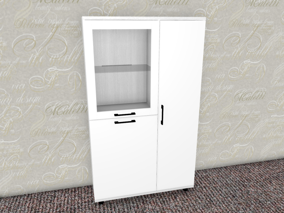 Шкафы распашные, Модульная система Грейс Шкаф ШК-5084  Снежный Ясень