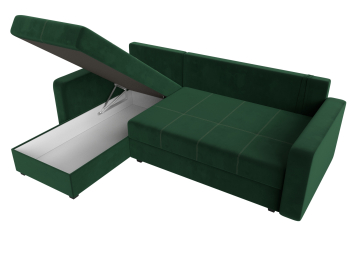 Угловой диван Ливерпуль Лайт левый угол, велюр