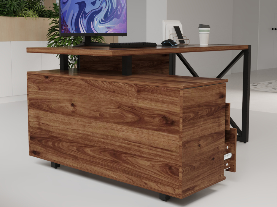 Угловые, Стол рабочий универсальный Калифорния Хардвиг СР01 ЛДСП