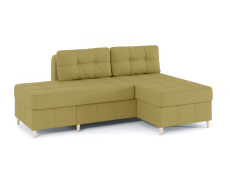 Диваны угловые в гостиную, Диван-кровать угловой Оливер Люкс 2 еврокнижка-трансформер, велюр