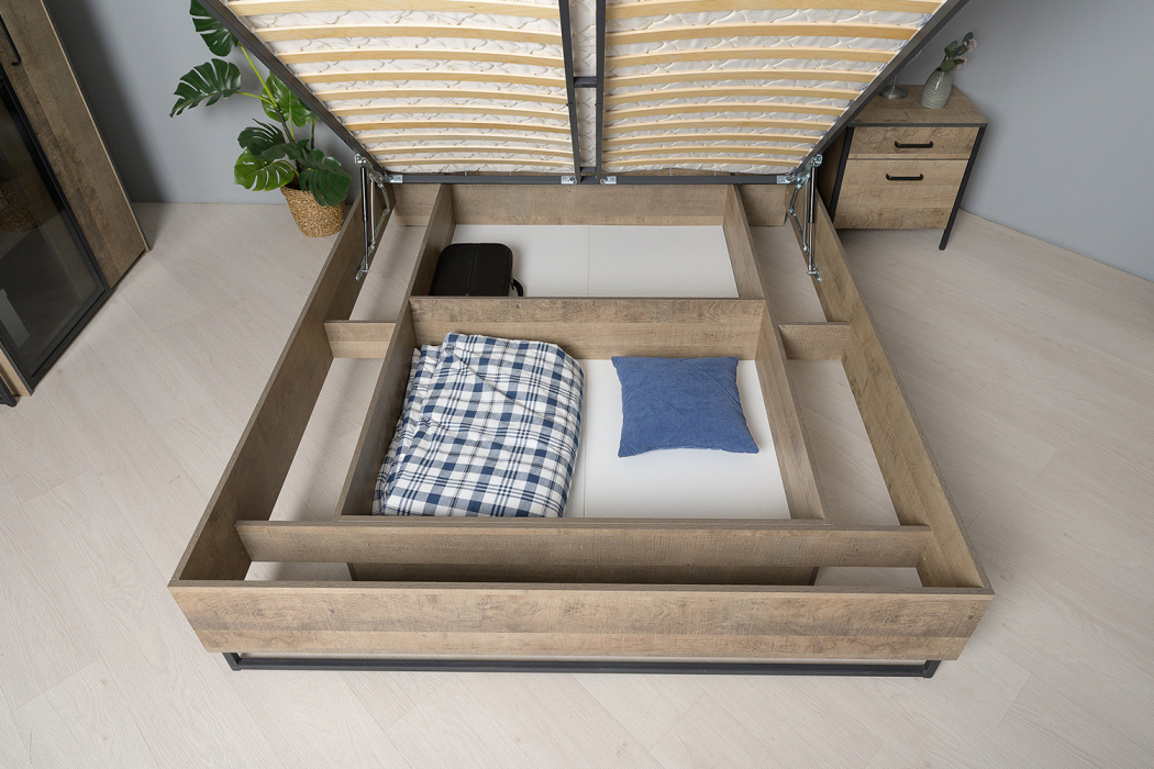 Кровати 160х200, Кровать Трувор 1600 с подъёмным ортопедическим основанием