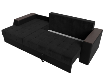 Угловой диван Эмир БС левый угол, велюр / экокожа