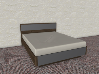 Модульная система Грейс Кровать КР-4003  Гикори Джексон Темный