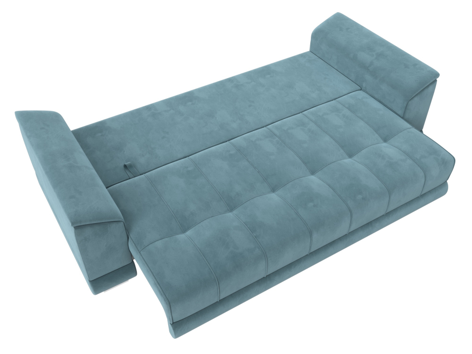 Диваны еврокнижки, Диван прямой НордСтар НПБ, велюр SEVEN