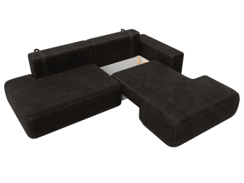 Диван угловой Лига-036 НПБ Модерн правый угол, велюр BRUT