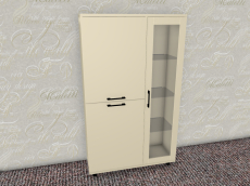 Шкафы распашные, Модульная система Грейс Шкаф ШК-5082  Серый Кашемир