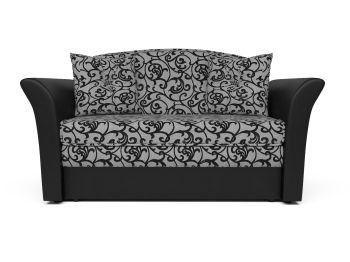 Диван прямой выкатной Малютка №2 (Рогожка + Экокожа)