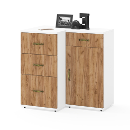 Две тумбы Лидер-8 МД 3-15 и МД 3-16.