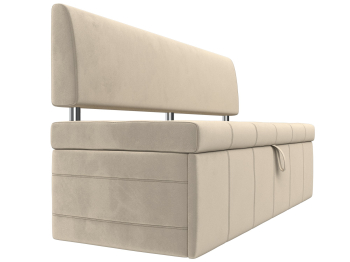 Кухонный прямой диван Стоун, микровельвет