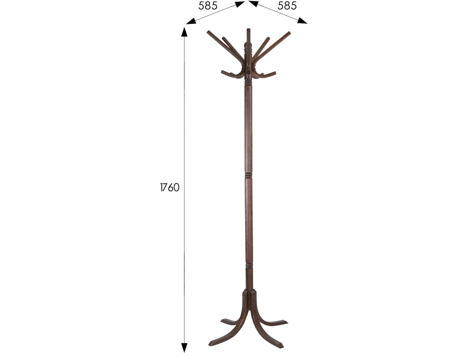 Вешалки, Вешалка напольная Мебелик В 8Н
