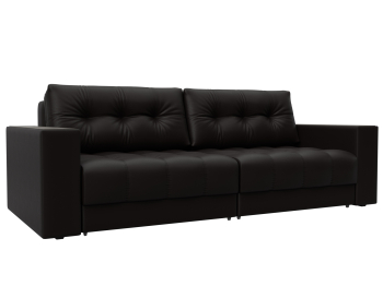 Диван прямой с декором Лига-049 НПБ, экокожа GRIFON