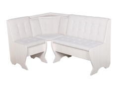 Кухонные уголки, Кухонный уголок Стиль 1Л Дуб млечный / велюр