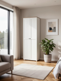 Шкаф для одежды две двери внутри три выдвижных ящика Остин 13.336.02