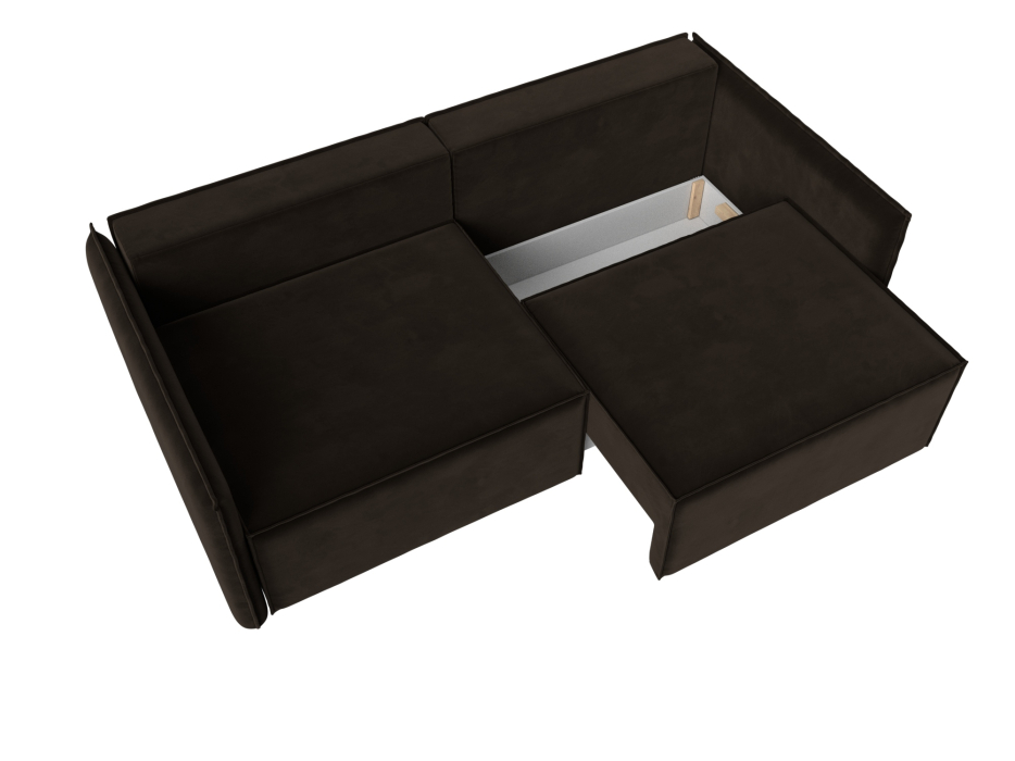 Диваны выкатные, Диван прямой Либерти, микровельвет