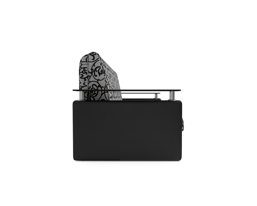 Диваны кровати со спальным местом, Диван прямой аккордеон Шарк 120 см (Рогожка + экокожа)