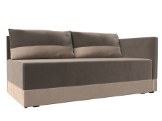 Кушетка диван, Кушетка Никас правая, велюр