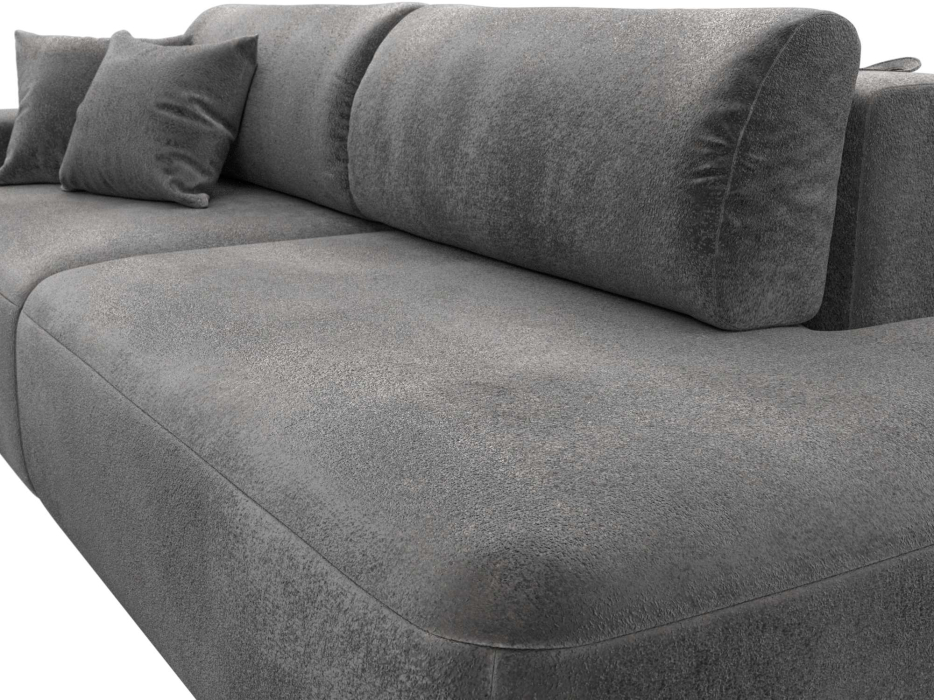 Диваны еврокнижки, Диван прямой Лига-036 НПБ Модерн подлокотник слева, велюр TOWER