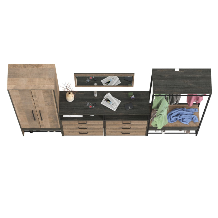 Прихожая, Прихожая Трувор в стиле лофт № 235