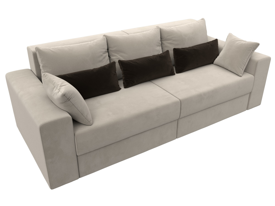 Диваны выкатные, Диван прямой Майами, микровельвет