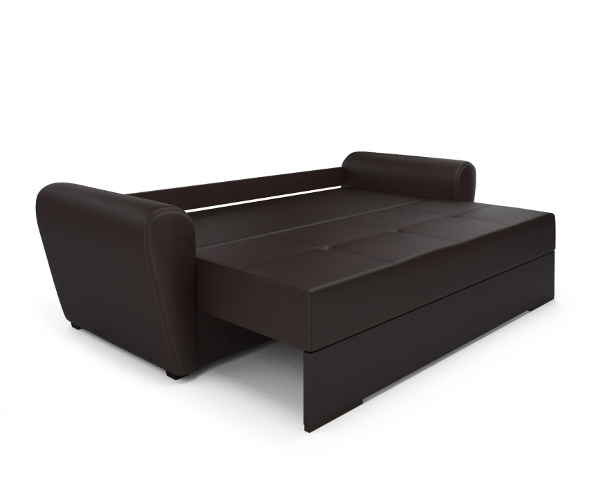 Диваны кровати со спальным местом, Диван прямой еврокнижка Амстердам (Экокожа)