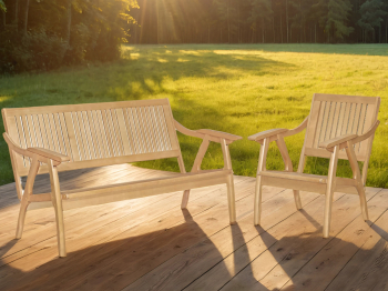 Диван-скамья Мебелик Массив решетка