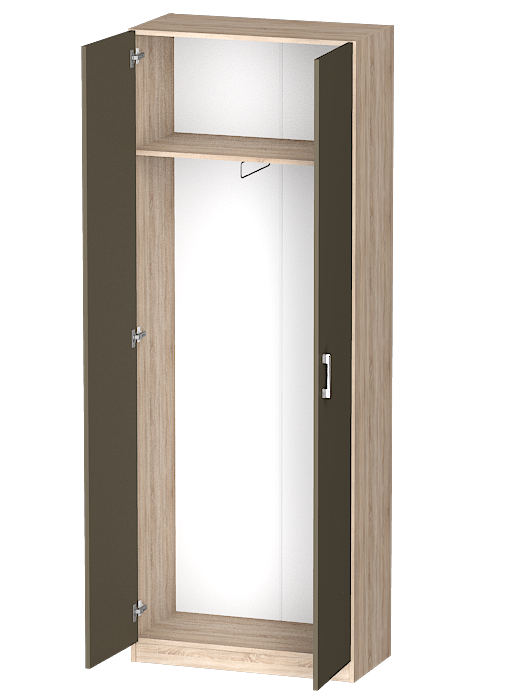 Для одежды, Распашной шкаф Лайф для одежды 80*40*215 Дуб сонома