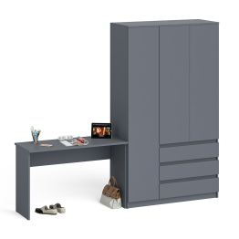 Письменный стол Мори МСП1200.1 и шкаф три дверки Мори 1200