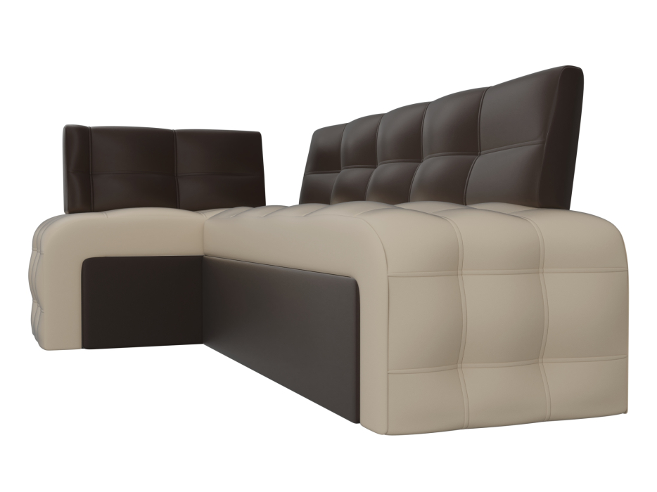 Диваны угловые кухонные, Кухонный угловой диван Люксор левый угол, экокожа