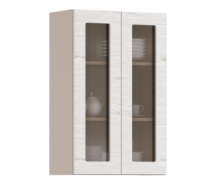 Регина шкаф навесной со стеклом 2 дв 60х93 см