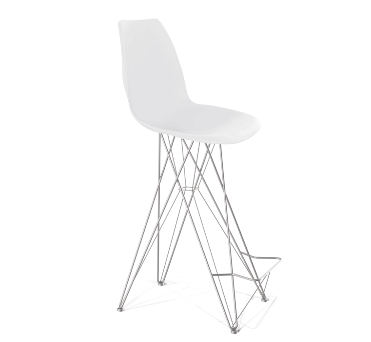 Стулья, Стул барный SHT-S66 хром лак