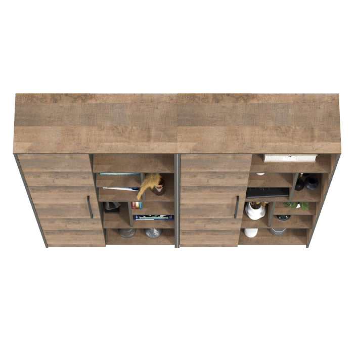 Стенки для гостиной, Два шкафа-стеллажа для гостиной Трувор