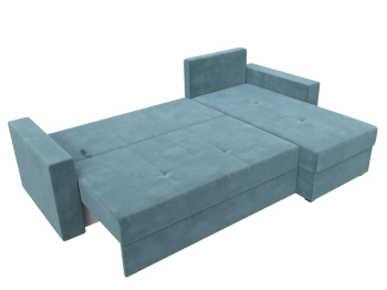 Диван угловой Верона Лайт правый угол, велюр