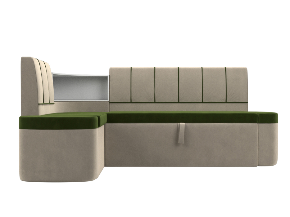 Диваны угловые кухонные, Кухонный угловой диван Тефида левый угол, микровельвет