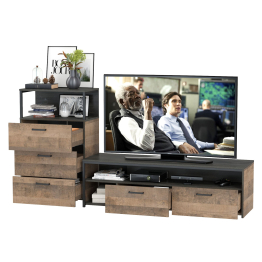 ТВ-тумба и комод с ящиками Трувор