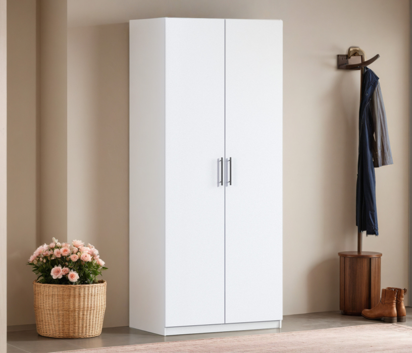 Для одежды, Шкаф двухдверный Макс 1000 мм, вариант №1 (ЛДСП)