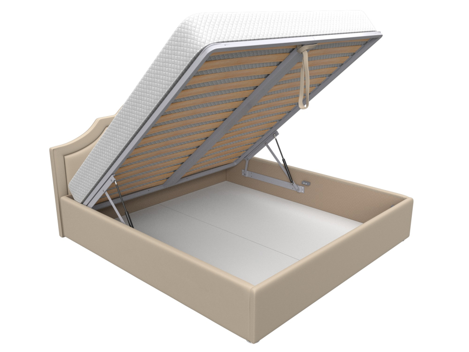 Мягкая кровать, Кровать интерьерная Афина 180, экокожа