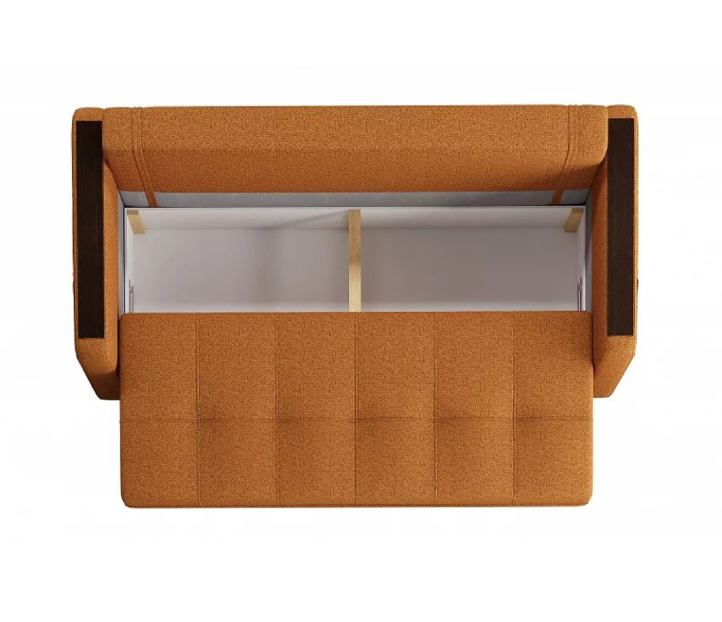 Диваны с ящиком для белья, Диван-кровать прямой Smart 3 Рогожка