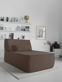 Бескаркасна оттоманка Клайд,велюр