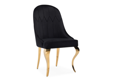 Стул Gustav black/gold 