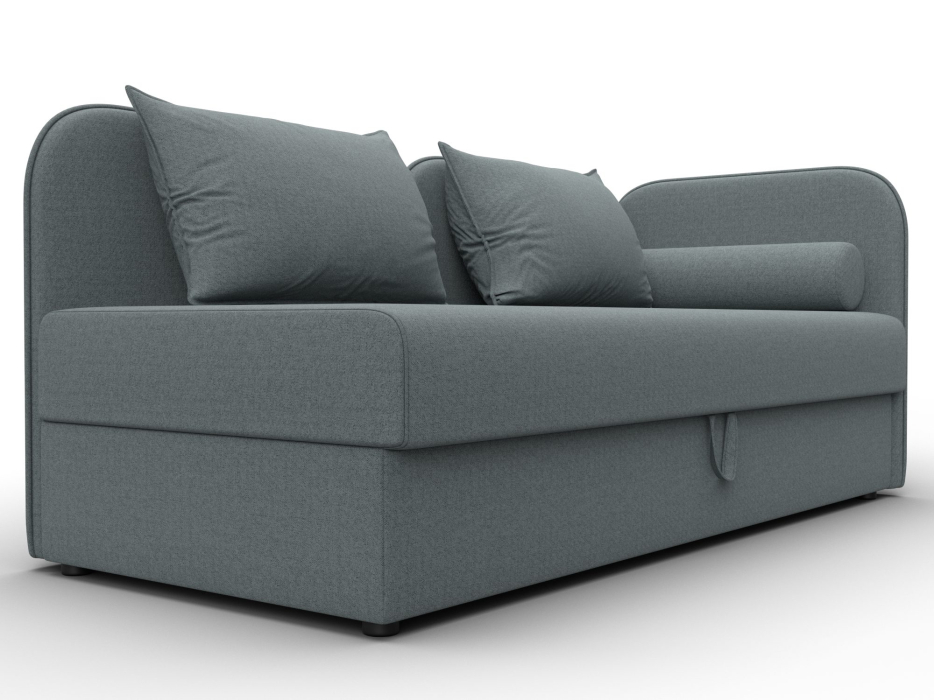 Диваны кровати прямые, Тахта Лига-094 НПБ, рогожка Амур