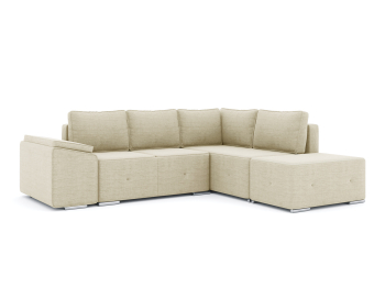 Диван-кровать угловой Хавьер  ПБ еврокнижка, рогожка Люкс