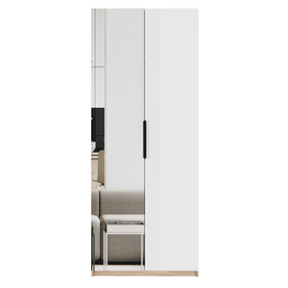 Шкаф распашной Астрис - 1 с зеркалом