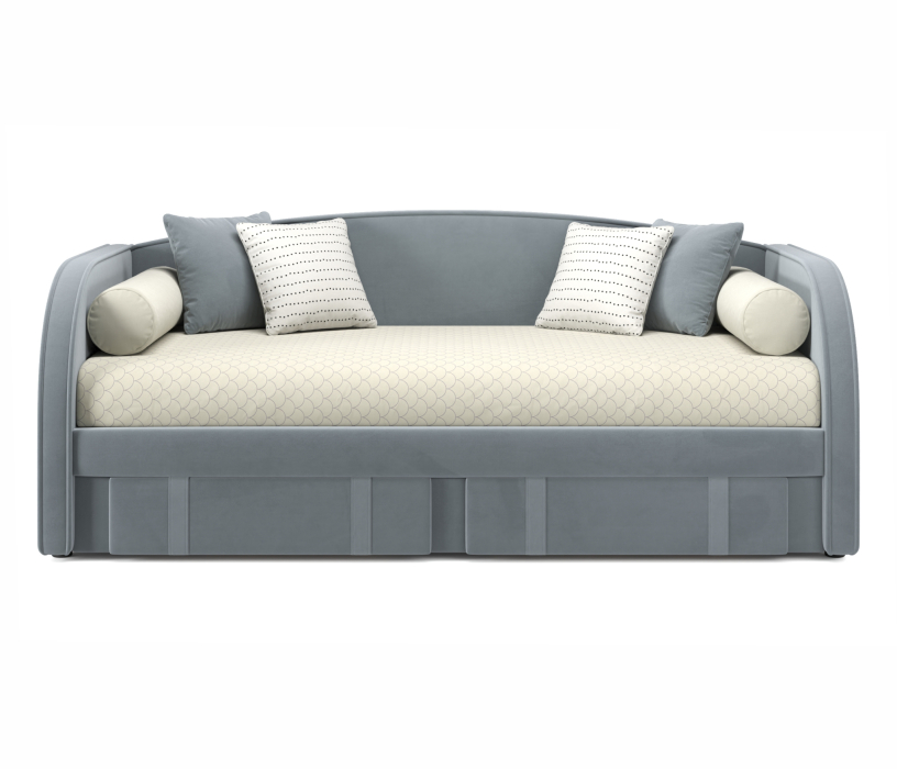 Кровати, Мягкая кровать Elda 900 с ортопедическим основанием и матрасом ГОСТ