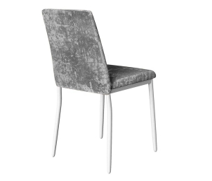 Стул DikLine 270 микровелюр (опоры белые)