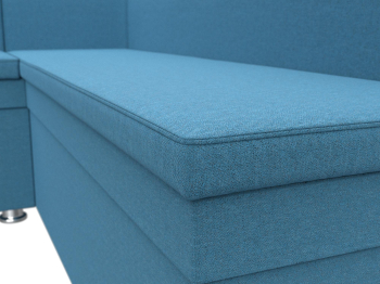 Диван кухонный угловой Уют левый угол, рогожка Амур