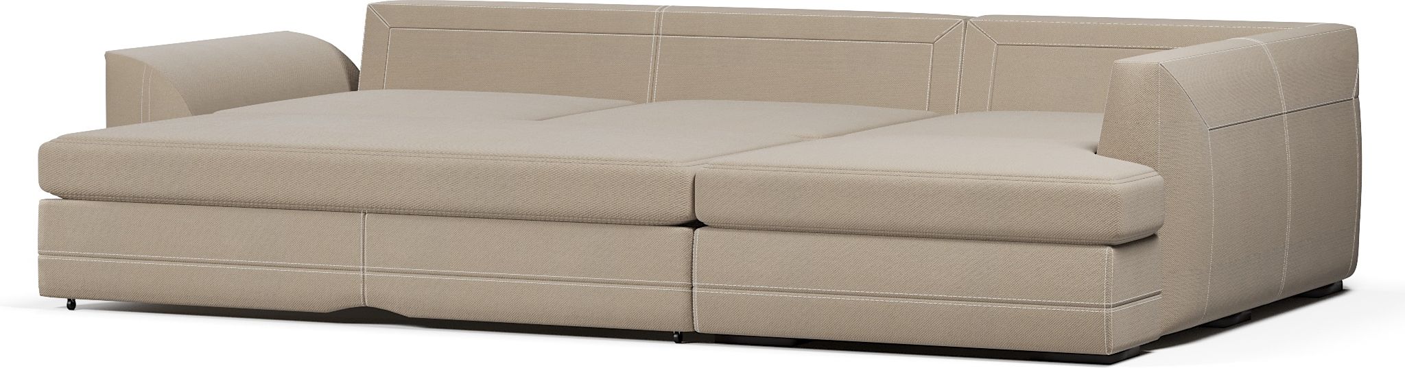 Диваны угловые в гостиную, Диван-кровать угловой Калифорния дельфин,велюр + экокожа