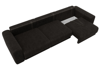 Диван прямой Лига-056 НПБ Лонг, велюр BRUT