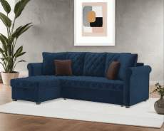 Диваны угловые в гостиную, Диван угловой Берлин (Велюр)