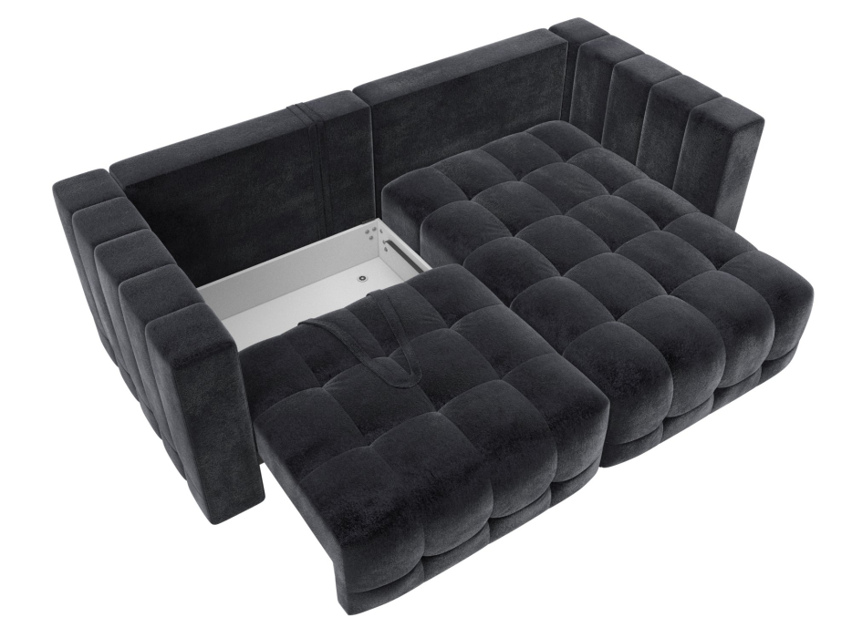 Диваны еврокнижки, Диван угловой Лига-052 НПБ угол универсальный, велюр TOWER